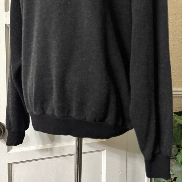 Vintage ITALIA Black Sweatshirt W/Pockets - Picture 10 of 15